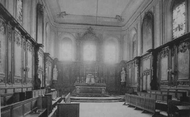 La chapelle avant 1914