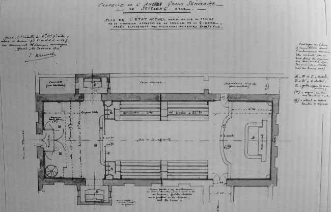 plan de la chapelle